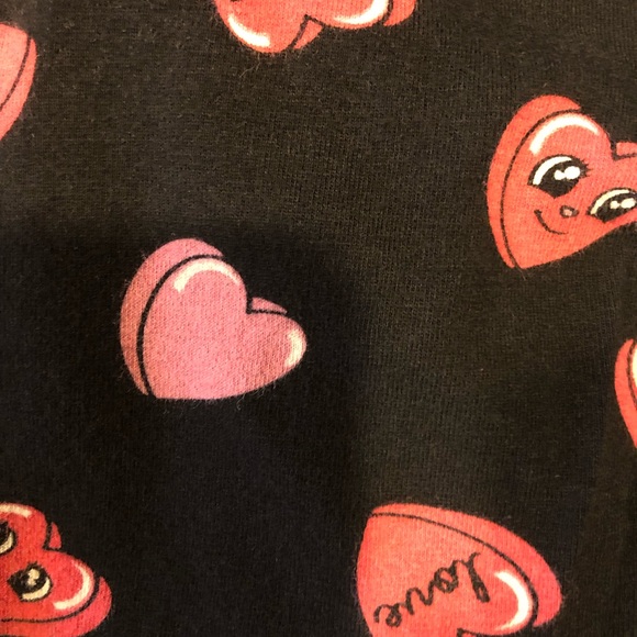 Girls Heart Leggings - Picture 2 of 5